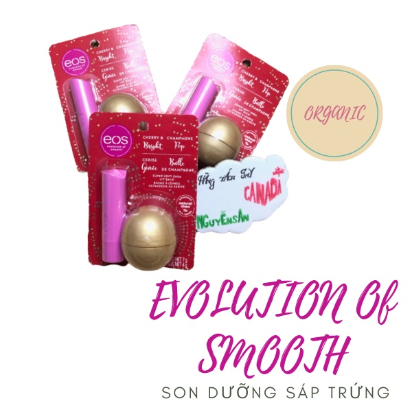 SON dưỡng EOS  NATURAL Son Trứng CANADA