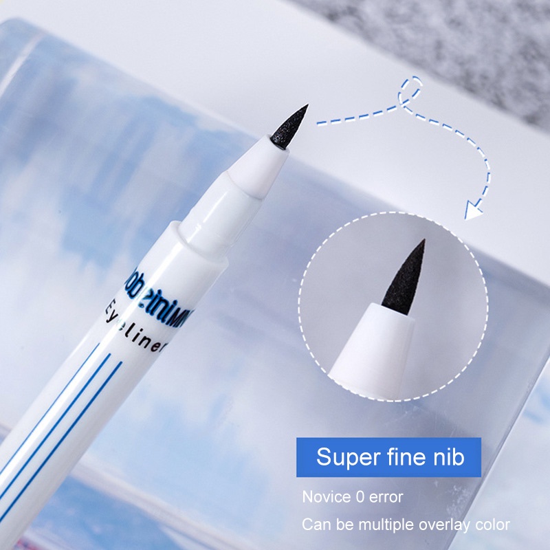 ⚜️Bút kẻ bọng mắt cười và nếp mí Sweet Mint vỏ màu trắng + xanh dương