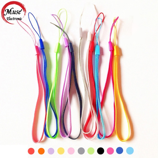 Set 50 Dây Đeo Cổ Tay Gắn Điện Thoại / Đèn Pin / Ổ Đĩa U / Gậy Selfie Nhiều Màu