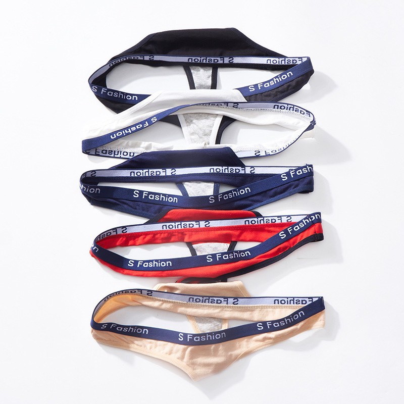 Quần Lọt Khe Nữ ❤️FREESHIP❤️ Quần Lót Lọt Khe thoáng mát phối viền chữ cá tính gợi cảm sexy mã 900 | BigBuy360 - bigbuy360.vn