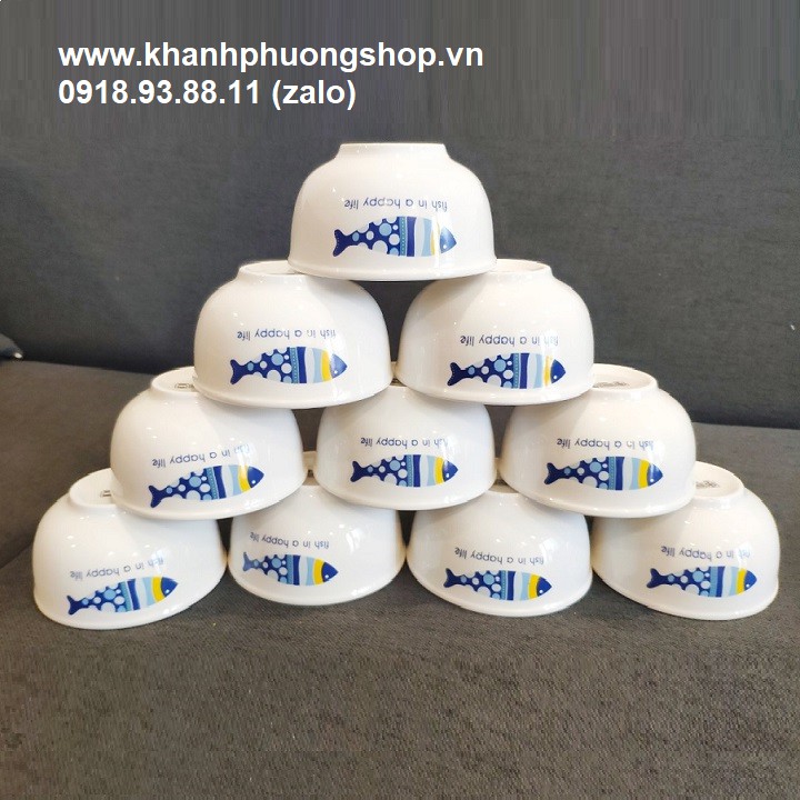 bộ 10 chén sứ ăn cơm - chén sứ ăn cơm