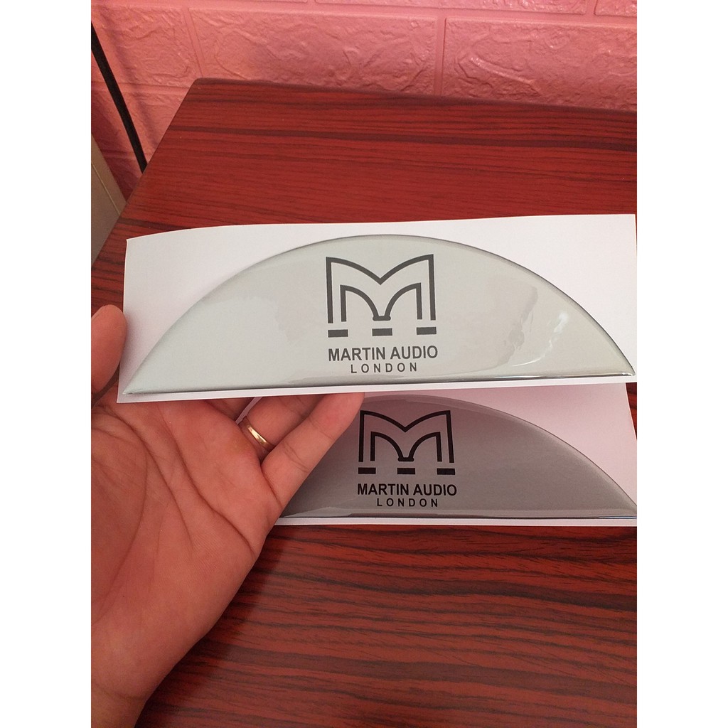 TEM DÁN THÙNG LOA THƯƠNG HIỆU MARTIN -GIÁ 1 CẶP CÓ KEO DÍNH