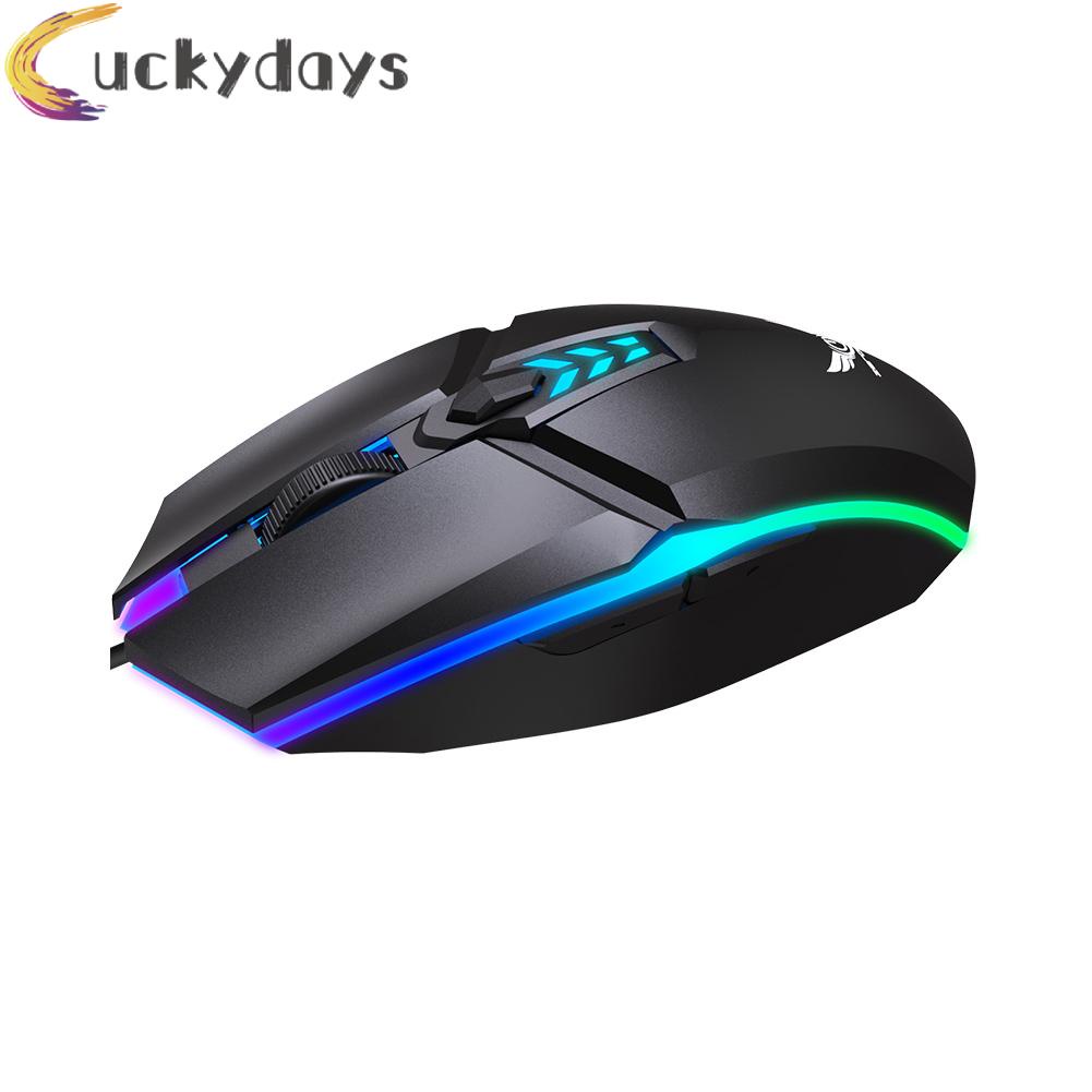 LUCKYDAYS ZERODATE G1 RGB Wired Gaming Mouse Optical Mice for Laptop Desktop Computer