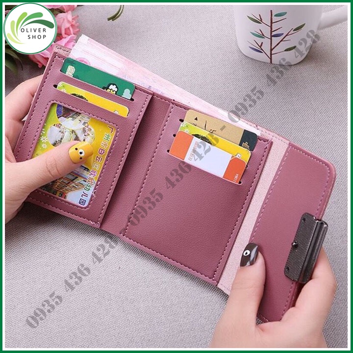 ⚡RẺ VÔ ĐỊCH⚡ Ví Nữ Cầm Tay Khóa Vuông Siêu Đẹp - Siêu Dễ Thương - Phù Hợp Với Mọi Sự Kiện