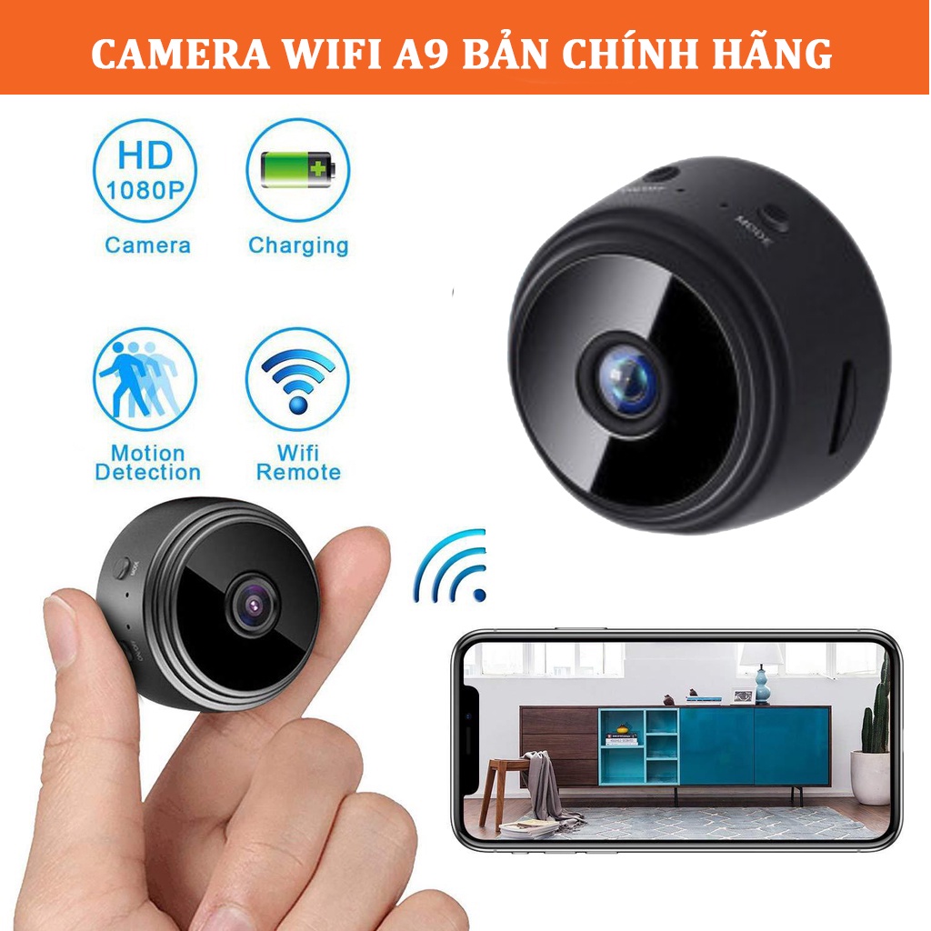 (GIẢM GIÁ 3 NGÀY) Camera Giám Sát Không Dây A9, Thiết Bị Camera An Ninh Chống Trộm, Có App Xem Từ Xa, Bảo Hành 12 Tháng | BigBuy360 - bigbuy360.vn