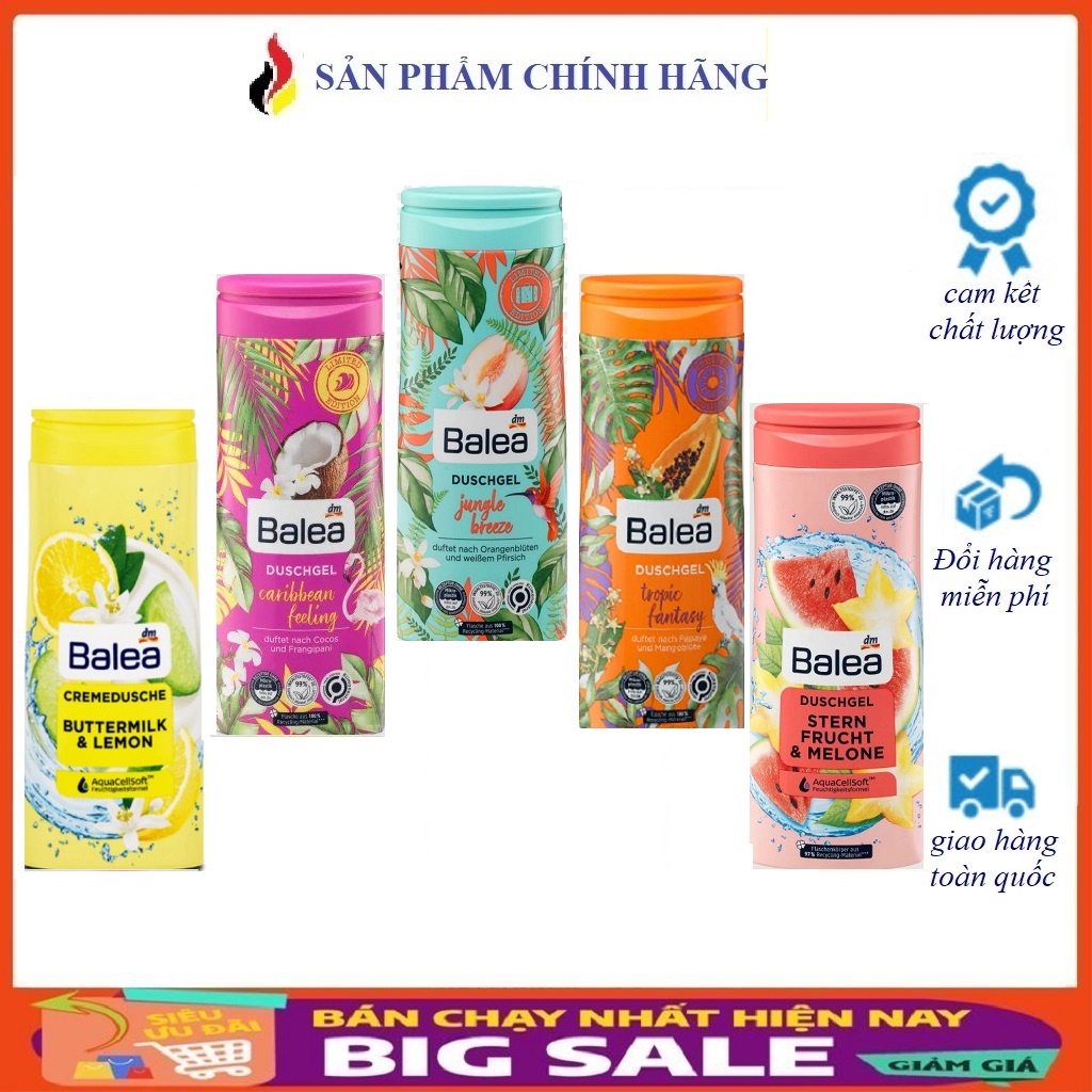 SỮA TẮM CỦA ĐỨC BALEA