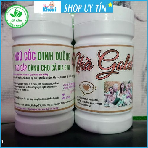 Ngũ cốc dinh dưỡng  Lê Gia 15 hạt 500gr