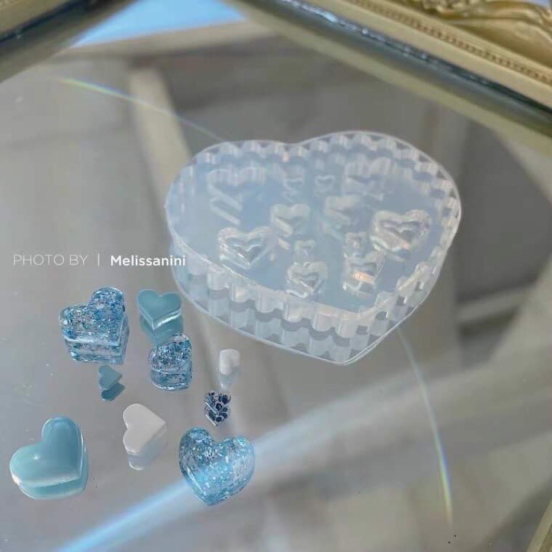 Khuôn silicon đúc charm nail cao cấp