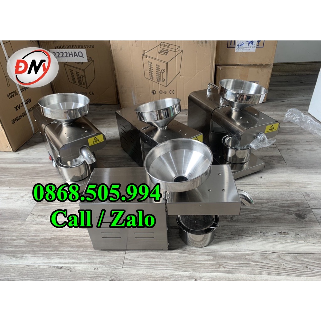 GD-03/STB-505 |Máy ép dầu mini dùng cho gia đình, chuyên ép dầu thực vật như: lạc, đậu nành, mè v.v… 3 – 4 kg/h