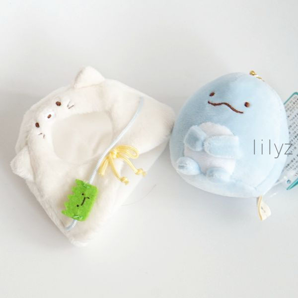 Móc khóa nhồi bông mềm mại đáng yêu chủ đề hoạt hình Sumikko Gurashi