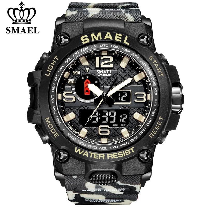 SMAEL 1545 Men's Water-resistant Digital Sport Watch