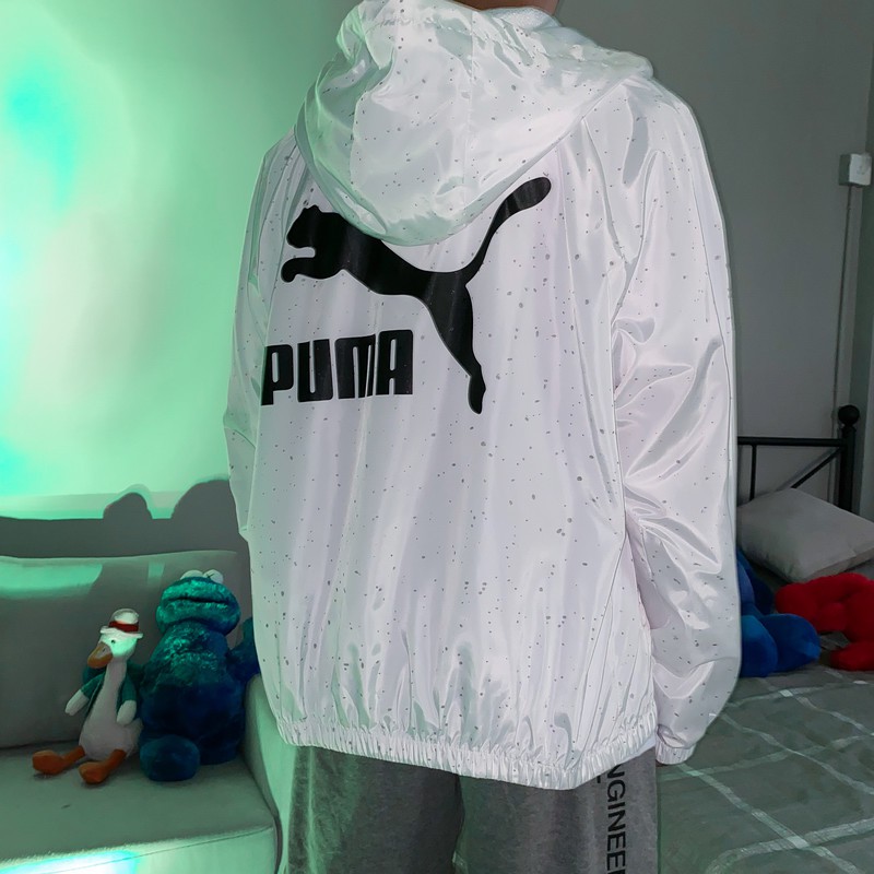 Áo Khoác Hoodie Puma Họa Tiết Chấm Bi Thời Trang Cho Cặp Đôi