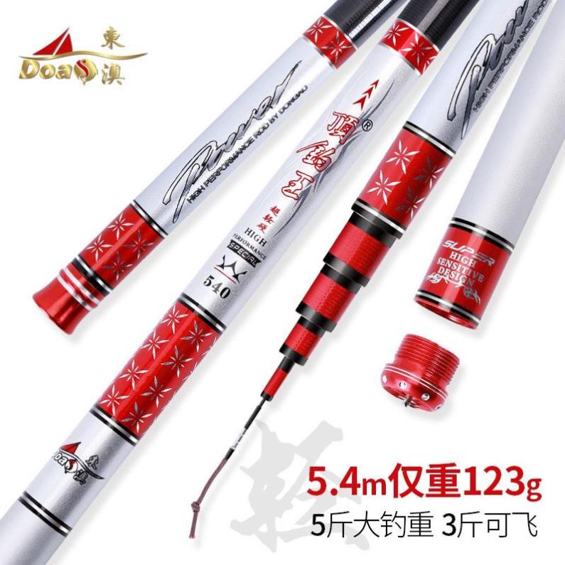 Cần câu tay điếu vương HANDING Điếu Vương 5h carbon 8 lớp chính hãng cao cấp giá rẻ câu tay đài đơn