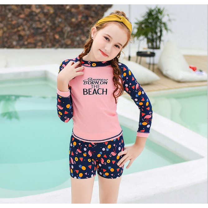 Đồ bơi bé gái Set rời BEACH (size 32-45kg)