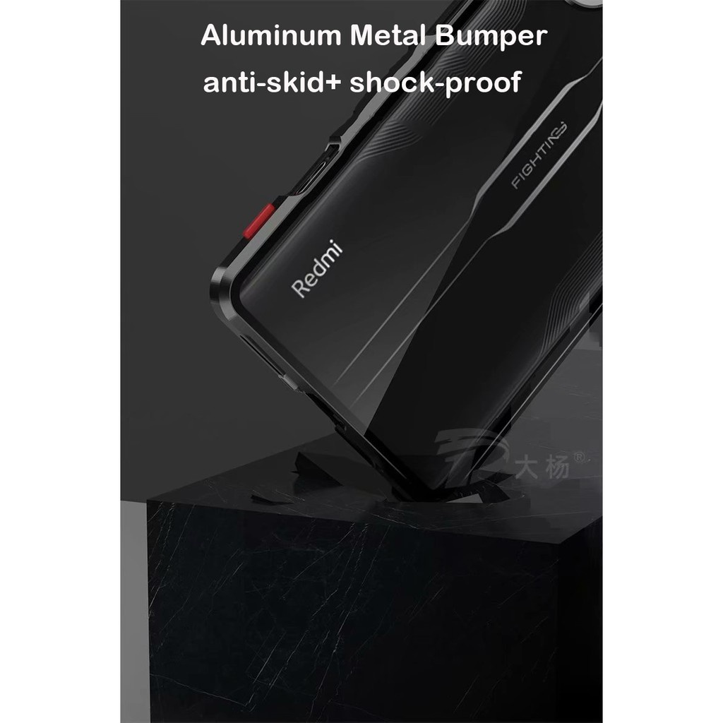 Ốp Điện Thoại Kính Cường Lực Viền Kim Loại Nam Châm Cho Xiaomi Redmi K40