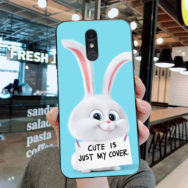 Ốp Lưng Silicon In Hình Thỏ Cony Dễ Thương Cho LG Q7 Q8 2017 2018 Q9 2018 LG Q7 Plus