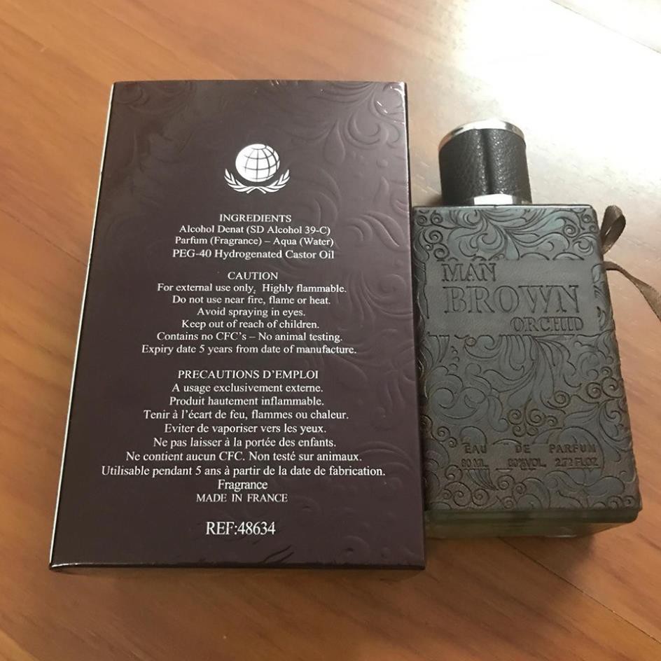[Mẫu Mới] Nước Hoa Nam Cao Cấp Dark Brown Orchid 80ml Cực Hot | Thế Giới Skin Care