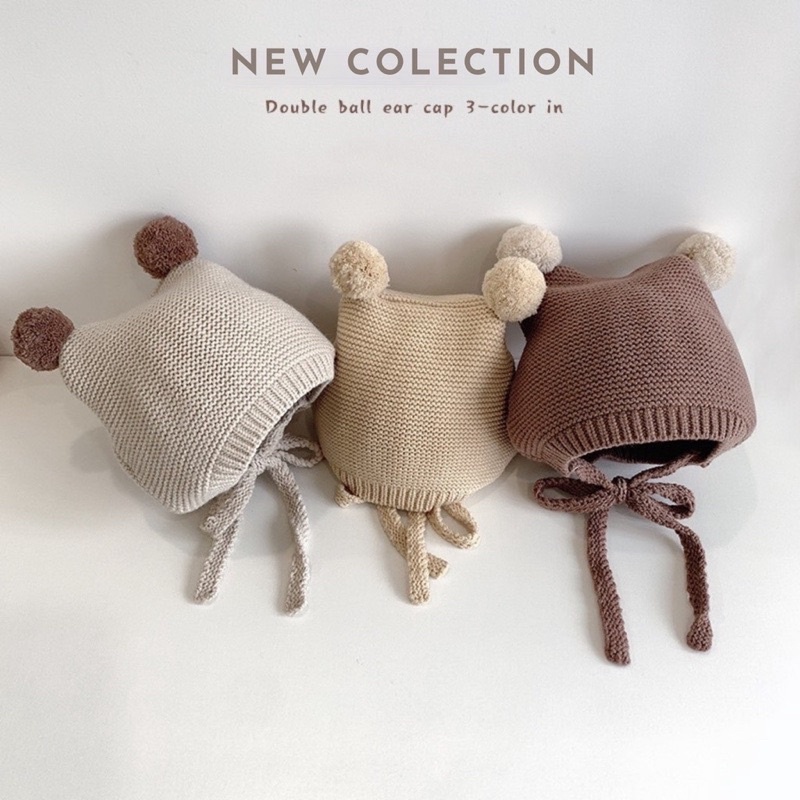 Mũ Len BB Hàn Quốc Cho Bé Trai Bé Gái  6 tháng - 2 tuổi