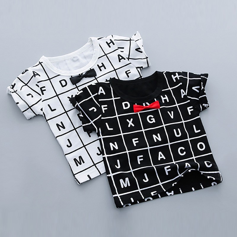 Set áo thun tay ngắn &amp; quần short cho bé trai