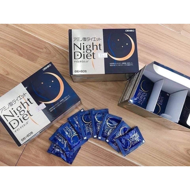 Viên Uống Giảm Cân Night Diet Orihiro 60 Gói Giúp Giảm Cân Cân Hiệu Quả An Toàn