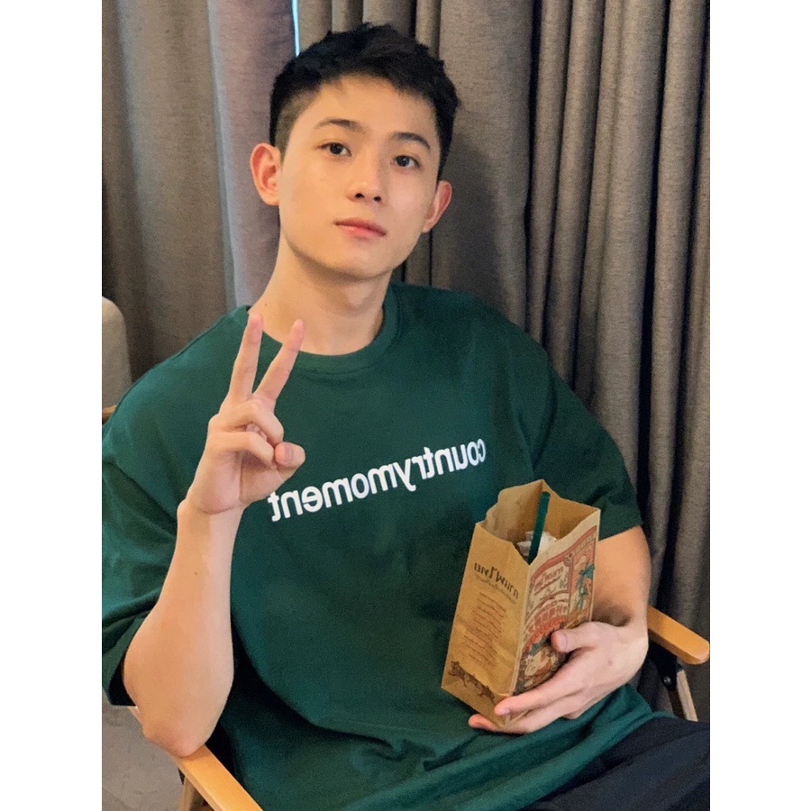 Áo thun tay lỡ from rộng countrymoment , áo thun Unisex nam nữ Hm1986 , ATL 3185