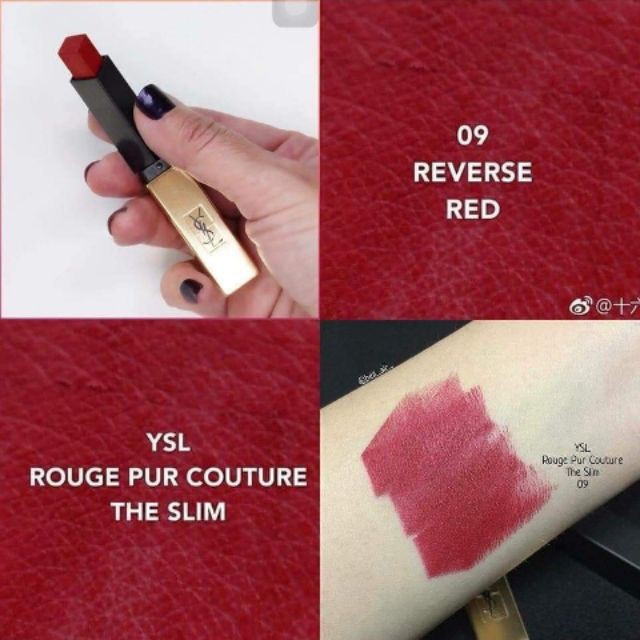 Son YSL The Slim Màu 09 Red Enigma - Đỏ đất