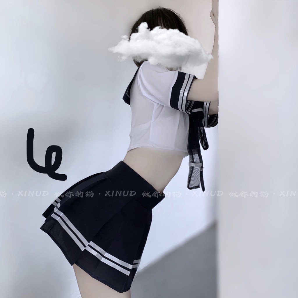 Đồ ngủ cosplay sexy nữ sinh gợi cảm Nhật Bảm kèm quần lọt khe quyến rũ 54 | BigBuy360 - bigbuy360.vn