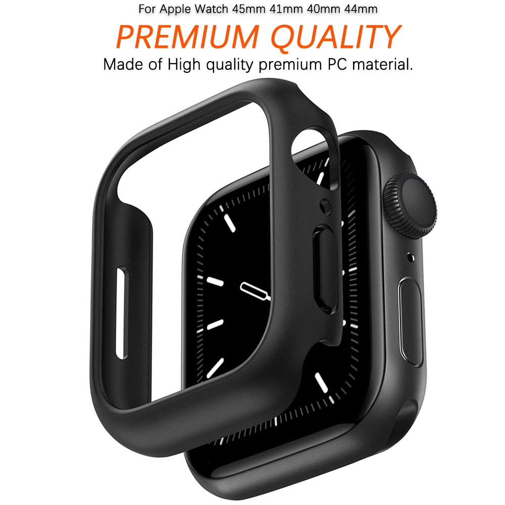 Ninki Ốp Viền Bảo Vệ iWatch 8 Máy Tính Bảng PC Cứng Cho Apple Watch Series 8 7 6 SE 5 4 45mm 41mm 40mm 44mm,Hard PC Bumper Case Protective Cover Frame for iWatch 8 7 6 SE 5 4 41mm 45mm 40mm 44mm