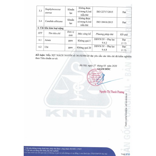 ✅Xịt Nách Navin - Hết mùi dứt điểm - Khô thoáng vùng da dưới cánh tay