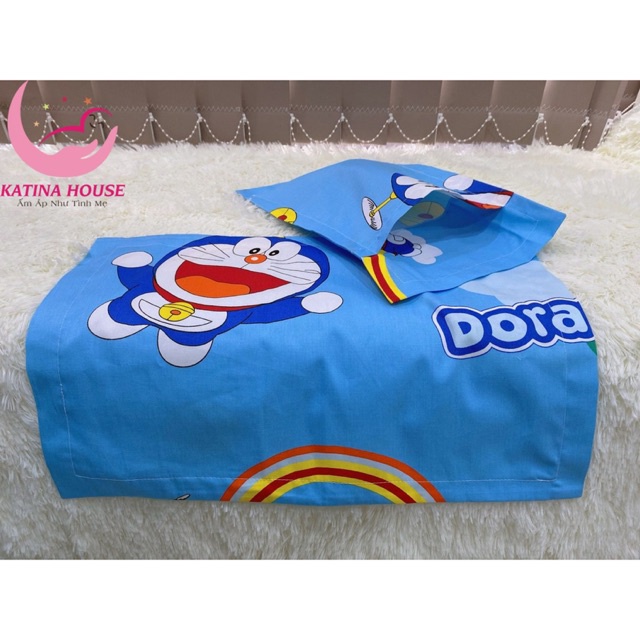 Vỏ áo gối nằm cho bé, vải cotton Thắng Lợi mềm, mát, nhiều họa tiết hoạt hình đáng yêu thân thiện | BigBuy360 - bigbuy360.vn
