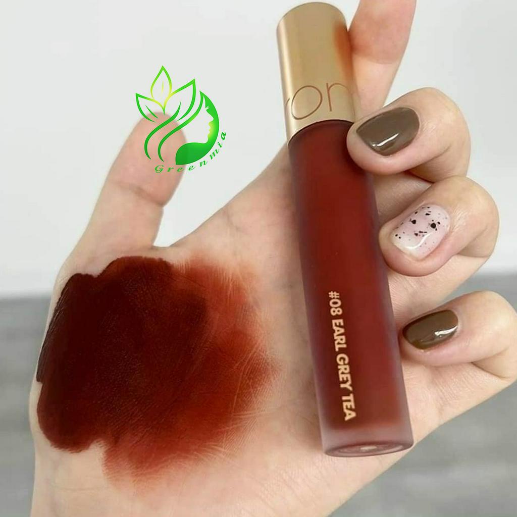 Son Kem Lì Romand Milk Tea Velvet Tint 4.4g Mịn Mượt Như Nhung Màu 08 Earl Grey Tea Màu Nâu Trầm CHÍNH HÃNG