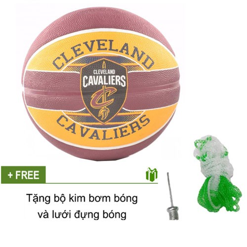 Bóng rổ Spalding NBA team Cleveland Cavaliers Outdoor Size 7 binhansport