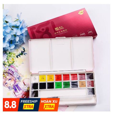 [ HỌA CỤ ONLINE ] WATERCOLOR CAKES OWIN