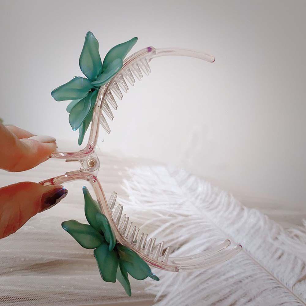 Kẹp Tóc Đính Bóng Lông Bằng Acrylic Thời Trang Hàn Quốc