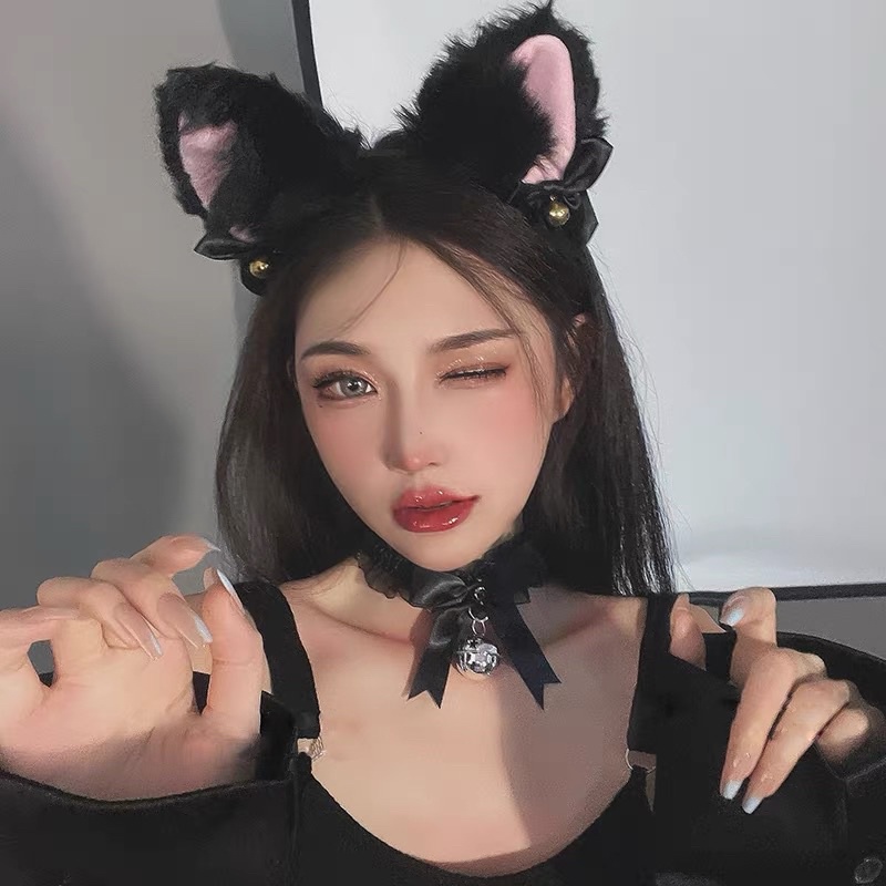 Vòng cổ lục lạc cosplay - Choker lục lạc con mèo