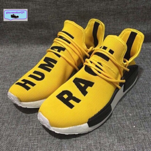 (FULLBOX) Giày thể thao NMD HUMAN RACE vàng