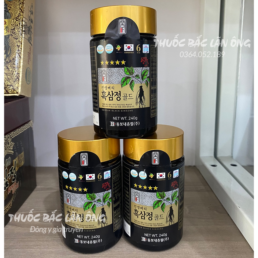 Cao hắc sâm Hàn Quốc Dongbo (Hộp 4 lọ * 250g/lọ) - Thuốc Bắc Lãn Ông