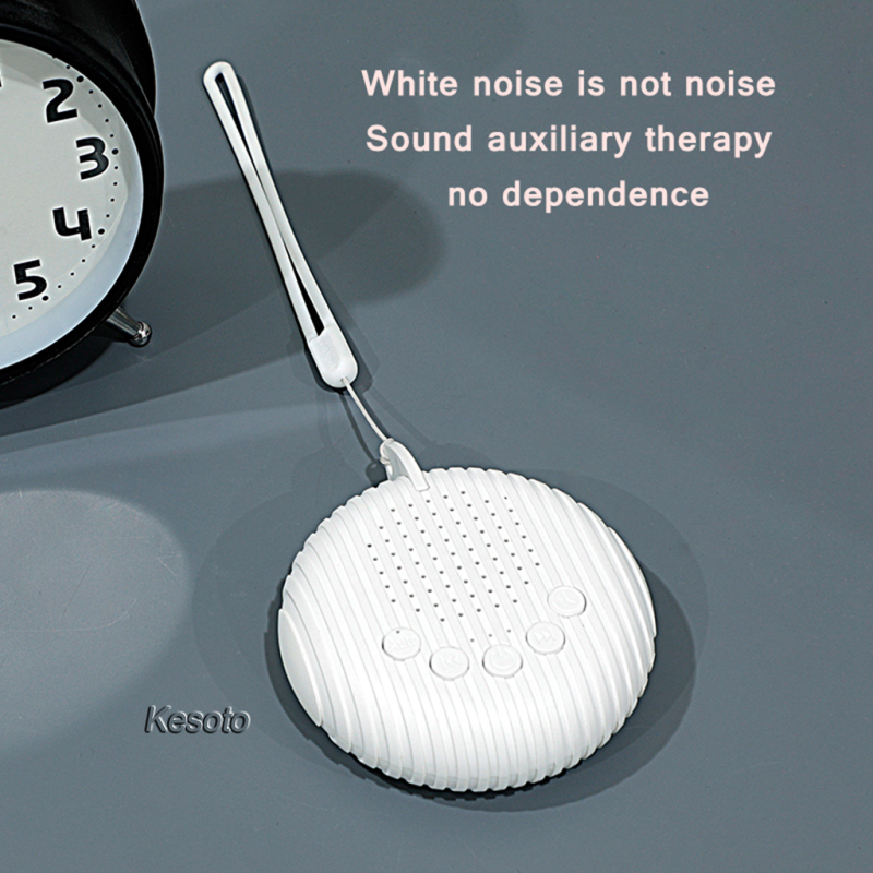 [KESOTO]Mini White Noise Machine Sleep Sound Machine Therapy Helper Sleep Helper