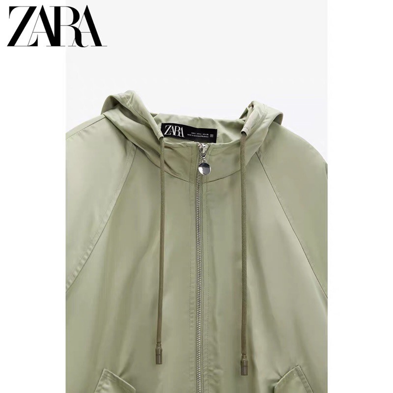 (order) ÁO KHOÁC ZARA BOMBER DÂY RÚT TUỒN XỊN