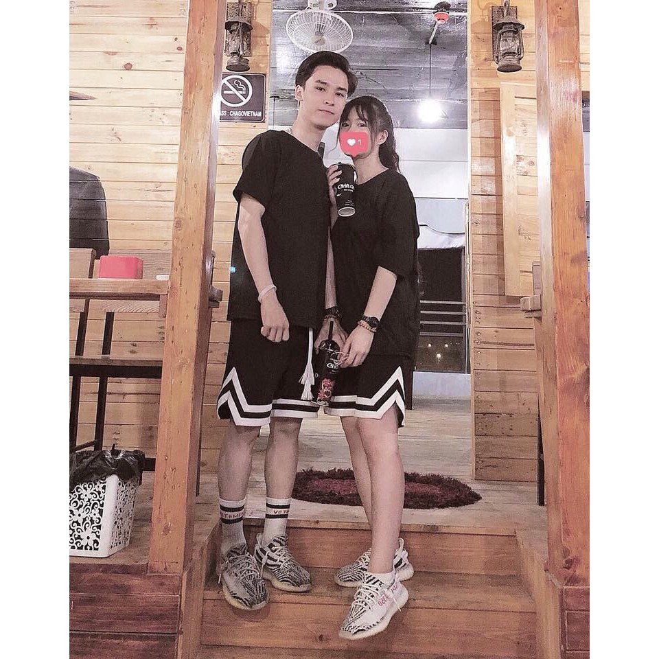 Quần Short Thun Nam Viền V Thun Poly Phong Cách Thể Thao Năng Động Cá Tính Unisex ANH DUY SHOP QS04