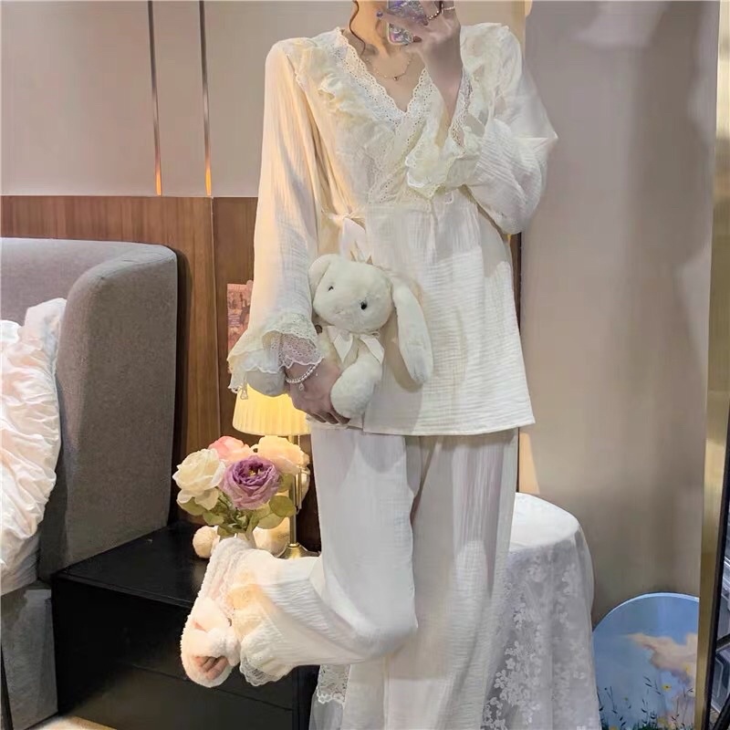 BỘ ĐỒ TIỂU THƯ QCCC SANG CHẢNH BUỘC CHÉO rẻ nhất shopee