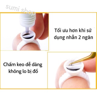 Nhẫn đựng keo nối mi ( 100 nhẫn)