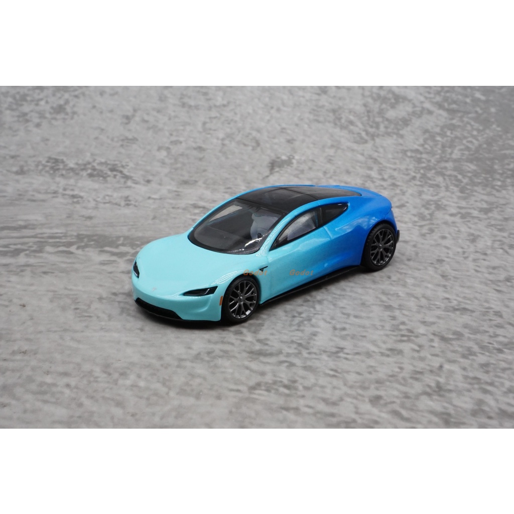 Mô Hình Xe Hơi Tesla Roadster Bằng Hợp Kim Tỉ Lệ 1:64 Đẹp Mắt