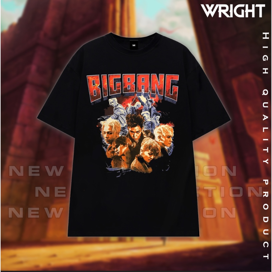 B8ZK /Áo thun Hàn Quốc BigBang Debut 2021 form rộng 100% cotton!