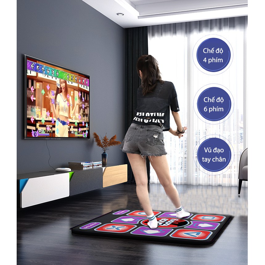 Nhạc Việt-Thảm Nhảy Audition P2 1000 Game In 1 Kèm Remote