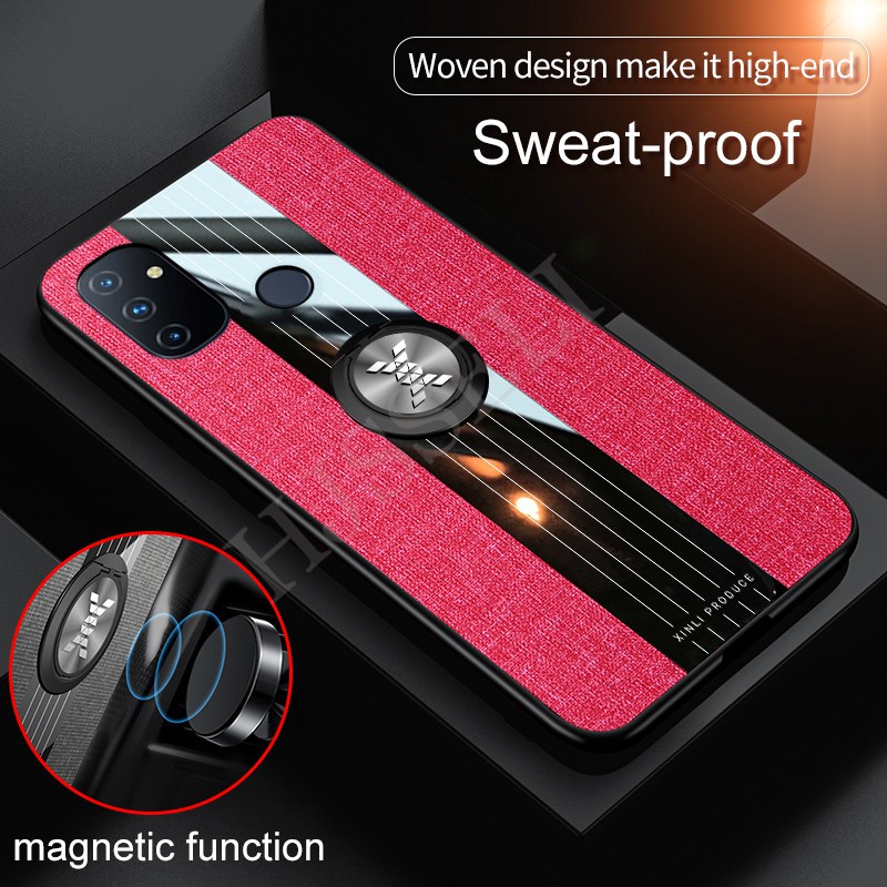 Ốp Điện Thoại Silicone Mềm Có Vòng Đỡ Cho OnePlus Nord N10 5G N 10