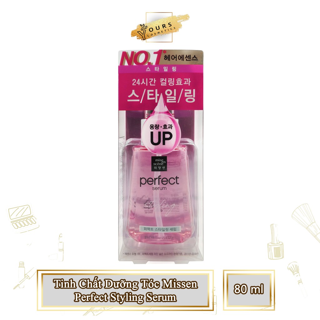 [Auth Hàn] Tinh Chất Dưỡng Tóc Misen Styling Perfect Repair Tạo Kiểu Tóc 70ml Hồng - Tinh Dau Duong Toc Miseen Styling