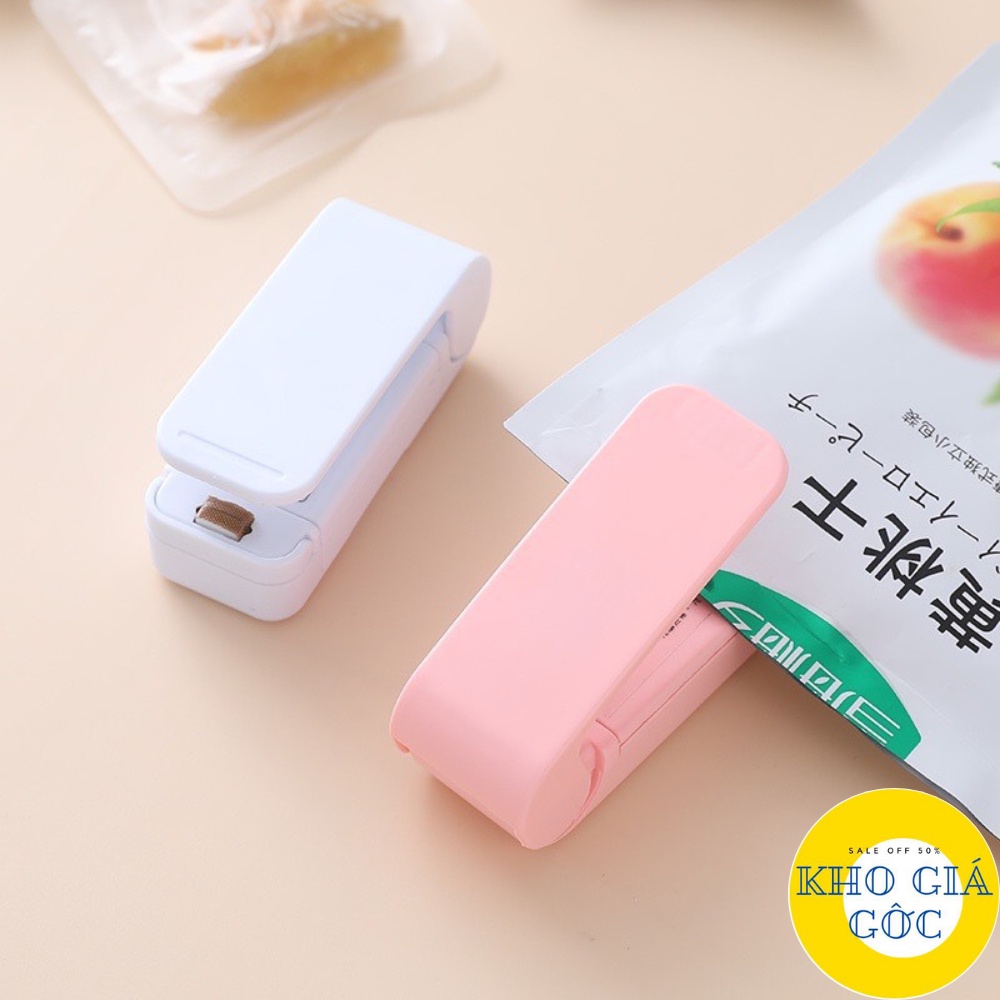 Máy hàn miệng túi MẪU MỚI dùng pin loại cầm tay mini nhỏ gọn dùng nhiệt tiện lợi loại mới
