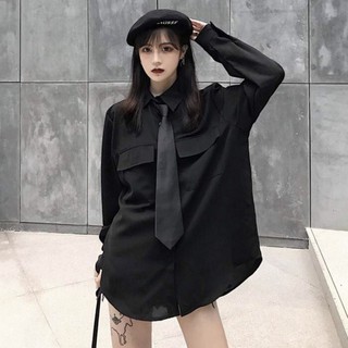 [ORDER] Áo sơmi thắt cà vạt cá tính Ulzzang