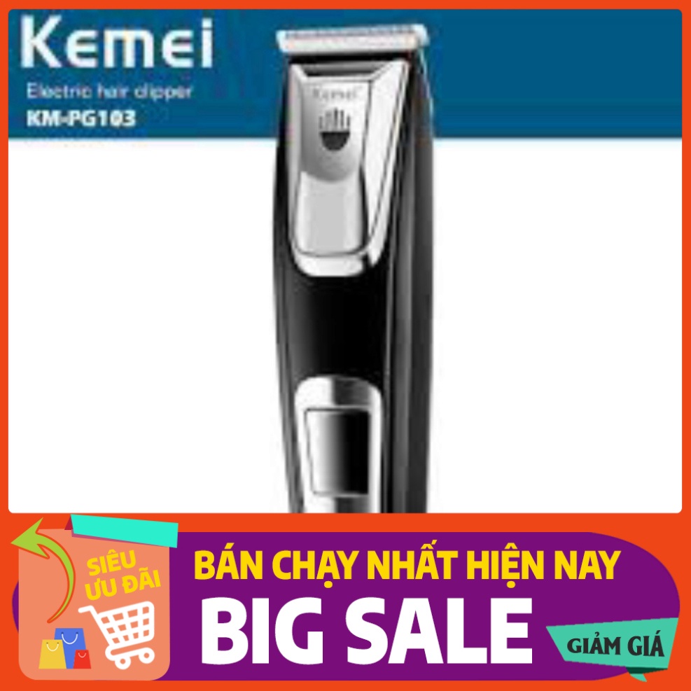 [FREE SHIP] 💥HÀNG CHÍNH HÃNG💥 Tông Đơ Cắt Tóc Tạo Viền KEMEI- PG103+ Tặng kèm 2 kéo cắt tỉa💥SIÊU HOT💥